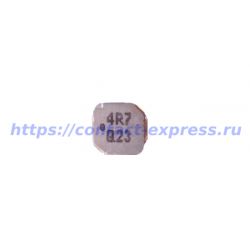 Фото дросселя 4R7, размеры 3 x 6 x 6 мм