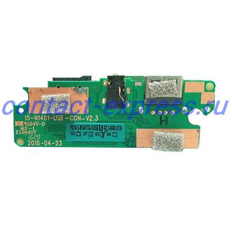 Фото платы коннектора наушников и USB для 4Good Light AM500, I5-N1401-USB-CON-V2.3